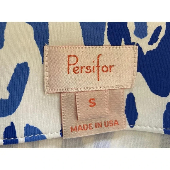 NWT Persifor Louise Dress Wrap Blue Green Spearmint Small S New - Picture 4 of 7